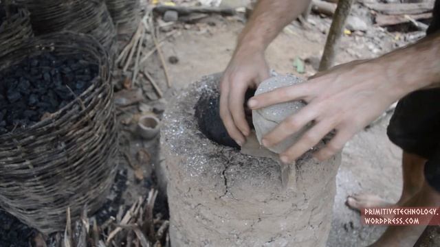 Primitive Technology Simplified blower and furnace experiments смотреть онлайн