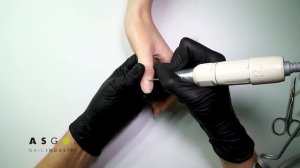 Срез кутикулы фрезой (шаром) ?. Шлифовка и удаление кутикулы. Аппаратный маникюр для начинающих.?