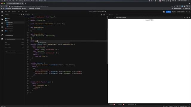 Typing UseReducer with Typescript смотреть онлайн