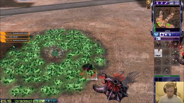 C&C3: Kane's Wrath 1vs1 - Bikerushownz Vs Masterleaf FPVoD#4