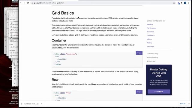 Intro to Foundation for Email- Grid Basics смотреть онлайн