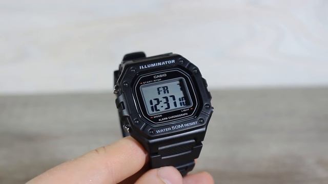 Обзор CASIO W-218H-1A | Где купить со скидкой смотреть онлайн