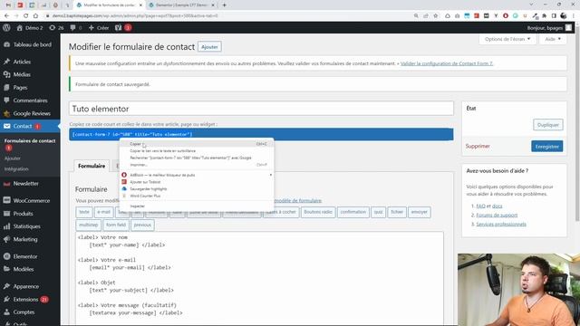 Tutoriel : Inclure un Contact Form 7 dans Elementor (c'est facile) смотреть онлайн