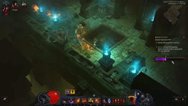 Diablo 3 - 2.1.0 First Greater Rift - Tier 13 смотреть онлайн