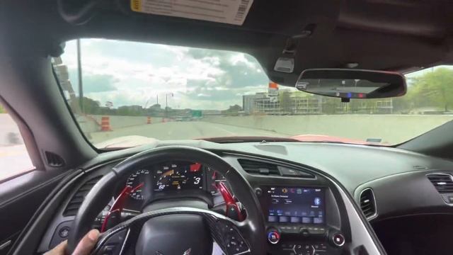 STRAIGHT PIPED w/ BURBLE TUNE C7 CORVETTE GRANDSPORT POV In the City смотреть онлайн