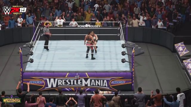 WWE2K19 GAMEPLAY: Shayna Baszler VS. Ronda Rousey VS. Asuka | Community Wish Match
