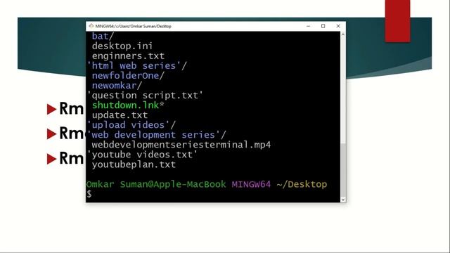 Complete Tutorial: Deleting Commands in Git Bash Terminal [Hindi] - Lecture 10 смотреть онлайн