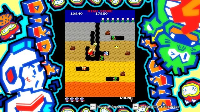 ARCADE GAME SERIES DIG DUG gameplay смотреть онлайн