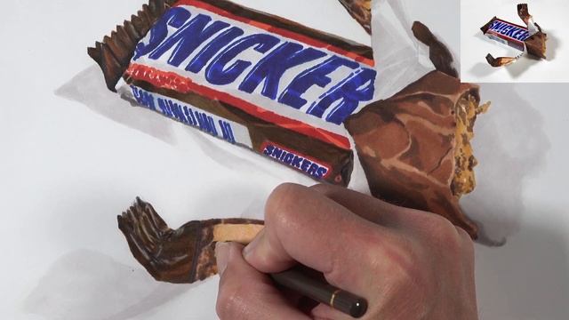 Colored Pencils and Markers Lesson - Realistic Drawing of Candy смотреть онлайн