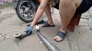 Прямоток на альфу!!! Выхлоп на мопед альфа своими руками!