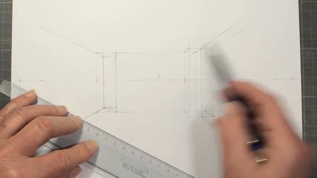 Dessiner en perspective intérieure смотреть онлайн