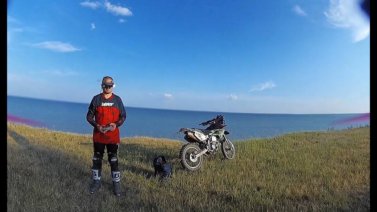 Эндуро + FPV. Берег Обского водохранилища смотреть онлайн
