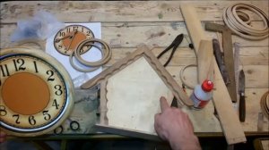 ЧАСЫ НАСТЕННЫЕ – своими руками. (С КУКУШКОЙ) WALL CLOCK  DIY