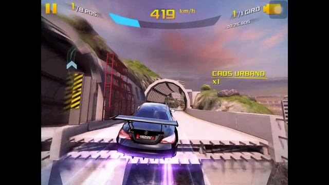 Asphalt 8 - Monday cup - Mercedes CLA 45 - 0:53.130 ST смотреть онлайн