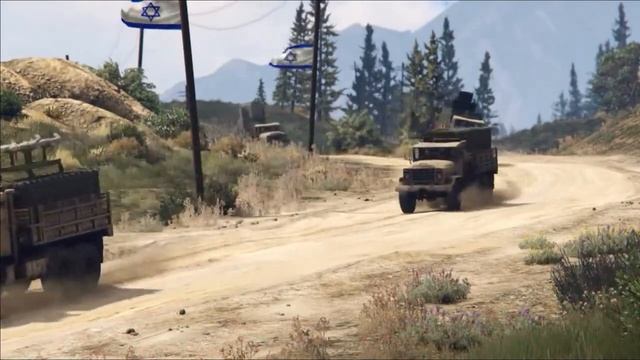 Irani Airforce Brutual Attack To Destroy Israeli Military Weapons Convoy | Iran Vs Israel - GTA 5