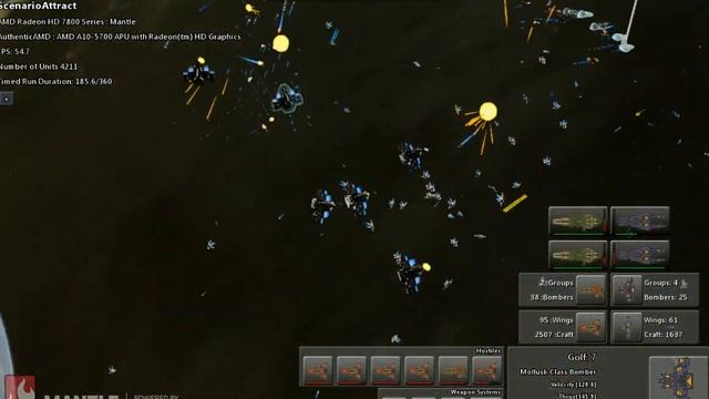 Oxide Games Star Swarm Stress Test - ©2013 with AMD Mantle смотреть онлайн