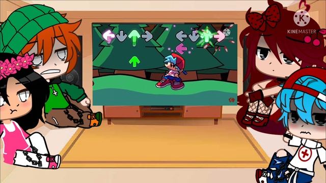 Fnf react to the vivain plague part 1 scary mods gacha life read description смотреть онлайн