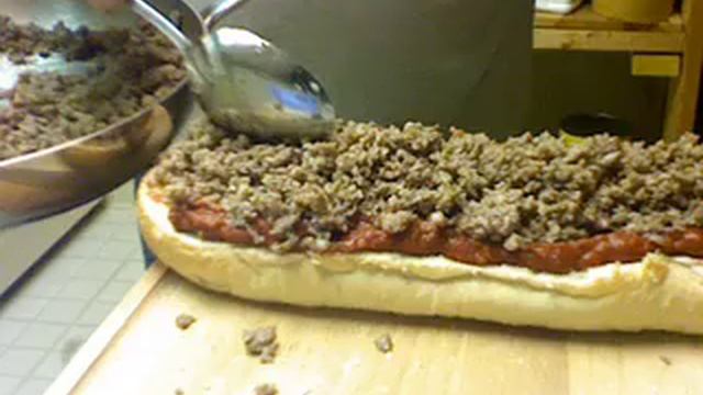 Stromboli Sandwich (Pizza Sandwich)------My First Video | Michael's Home Cooking смотреть онлайн