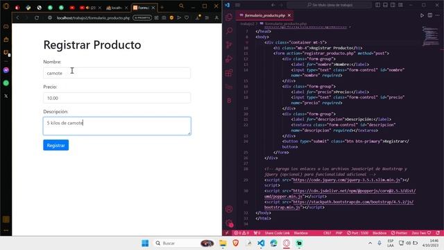 APLICACION CON PHP - SENATI - 3ER SEMESTRE - DESARROLLO WEB II смотреть онлайн