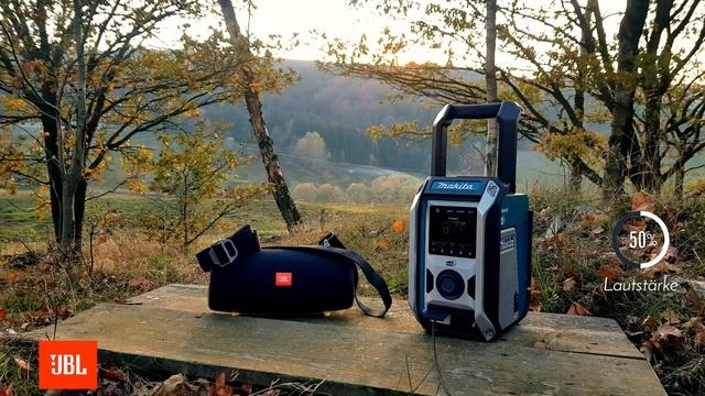 JBL Xtreme 2 VS Makita DMR 115 Baustellenradio Klang Test смотреть онлайн