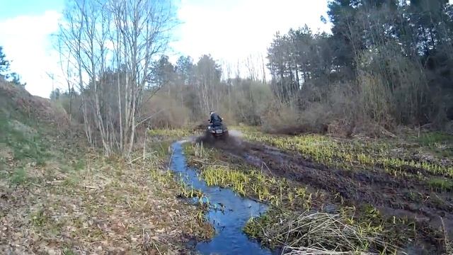 CFMoto 500 2A против грязи или как посадить квадроцикл смотреть онлайн