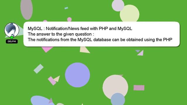 MySQL : Notification/News feed with PHP and MySQL смотреть онлайн