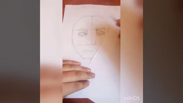 Учусь рисовать по видио на Ютуб.Рисунок девушки смотреть онлайн