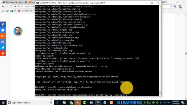 Hướng dẫn cách cài Wordpress trên VPS | Kiemtiencenter смотреть онлайн