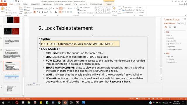 Locking Part 4 || Week 10(mon+tues) || Database Application using PL/SQL смотреть онлайн