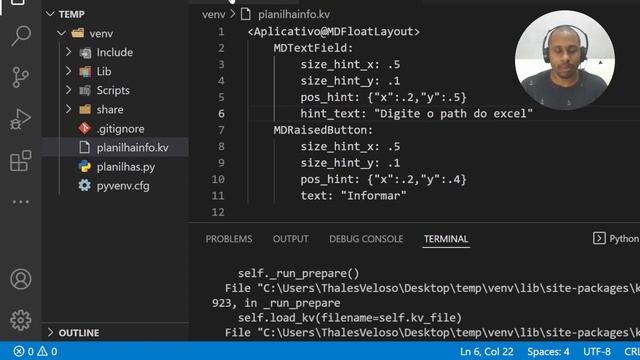 CRIEI UM APLICATIVO PYTHON QUE LÊ PLANILHAS EXCEL DÁ INFORMAÇÕES смотреть онлайн