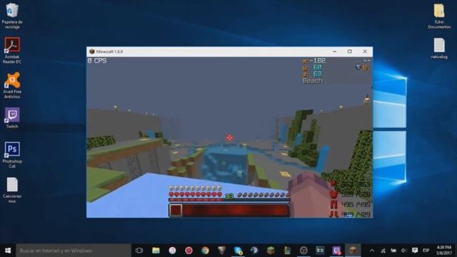 COMO DESCARGAR E INSTALAR CUSTOM CROSSHAIR MOD PARA MINECRAFT 1.7/1.8 | MEJORA EN PVP Y AUMENTA FPS смотреть онлайн