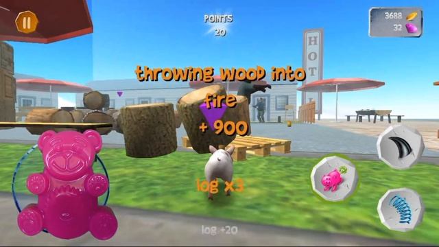 СИМУЛЯТОР СВИНЬИ 6. Свинья бегает, все ломает, играем со свиньёй Simulator Pigs смотреть онлайн