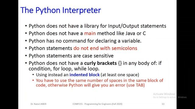 Lecture 2 Introduction to Python Programming CH2 смотреть онлайн