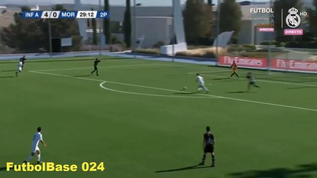 Mejores goles de Abraham Nobrega con el infantil A del Real Madrid смотреть онлайн