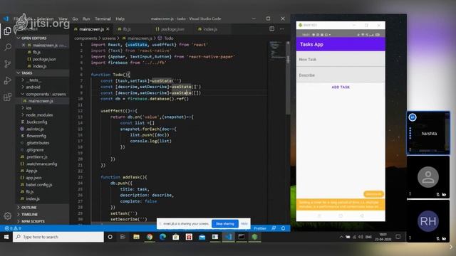 React-Native CRUD App + Firebase using React Hooks смотреть онлайн