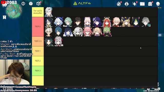 Genshin Impact | TIER LIST 4.4 ป้านกเทพเกิน ทำผมปวดหัวเลยครับป้าาาา смотреть онлайн