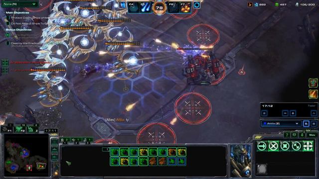 Starcraft 2: Artanis - Mutation Week 104 Brutal - Cremation смотреть онлайн