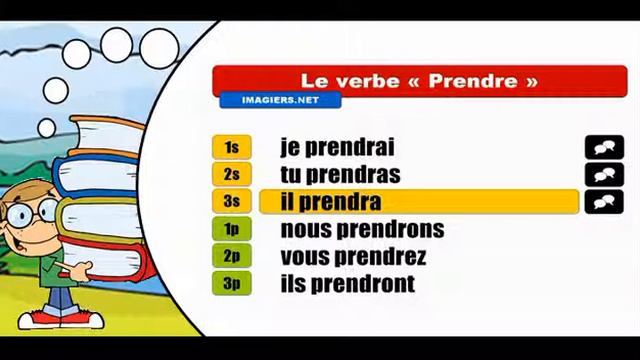 The French conjugation summer camp #Prendre = Indicatif Futur simple смотреть онлайн