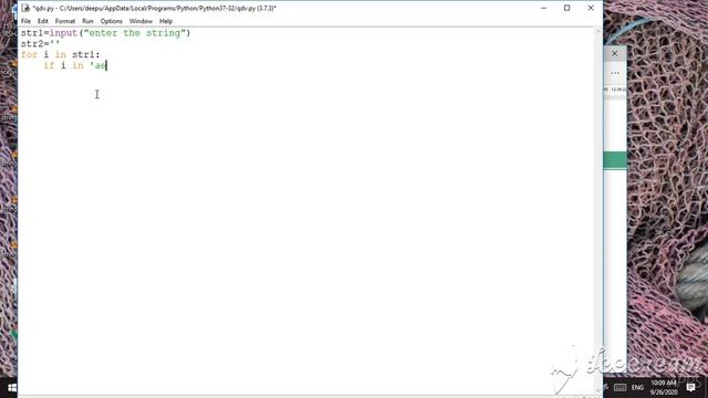Replace the vowels in a string with * symbol,python program смотреть онлайн