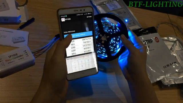 BTF-LIGHTING Tutorial: SP105E Bluetooth Magic Controller Installation Video смотреть онлайн