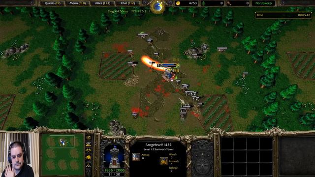 Warcraft 3 Tower Survivors #2 - No luck at all смотреть онлайн