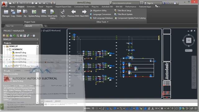 07 10 AutoCAD Electrical Help смотреть онлайн