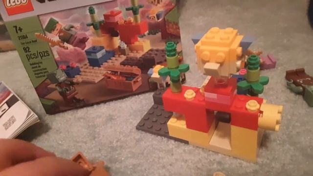 Lego Minecraft The Coral Reef! Lego set review смотреть онлайн