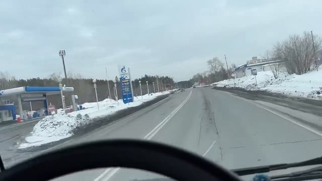 Испортилась дорога перед Омской областью, а в Тюмени было всё хорошо!!! смотреть онлайн