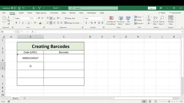 The EASIEST Way To Create Barcodes In Excel смотреть онлайн