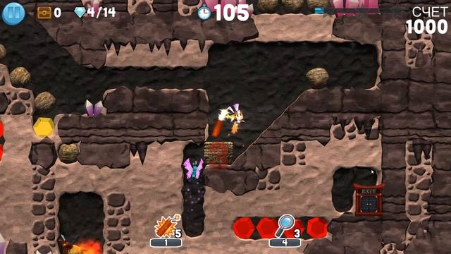 Boulder Dash 30th Anniversary - Вводные пещеры первого мира, прохождение. Уровни с 1 по 20. смотреть онлайн