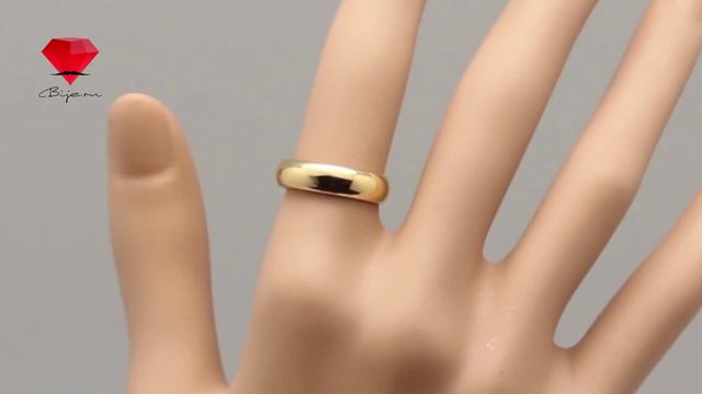 Bije.ru: Гладкое кольцо с золотым покрытием Celeste (Селесте)