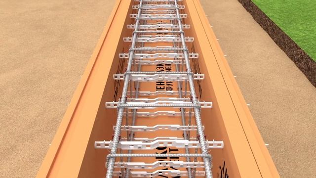 Строительство фундамента с несъемной опалубкой из ПЕНОПЛЭКС® смотреть онлайн