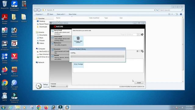 Kyocera 1800 Model Printer Driver Download & both side print setting смотреть онлайн