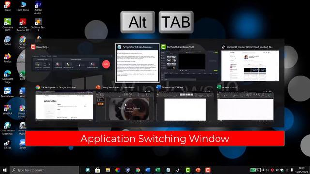 Productivity Hack #08 - Application Switching in Windows 10 ALT TAB - 60 Second Micro Lecture. смотреть онлайн